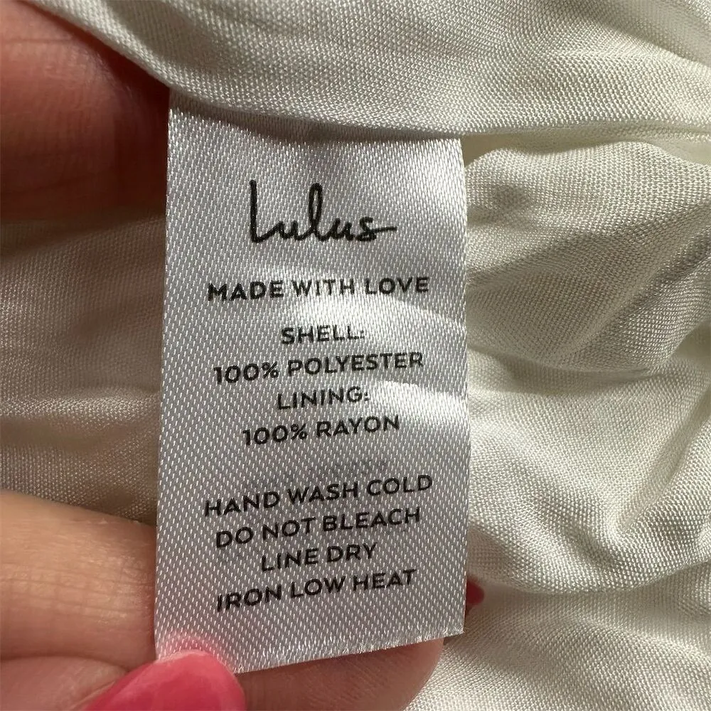 NWT Lulus XS Daisy Days Blue Floral Empire Waist A-Line Mini Dress Casual Summer - Image 8