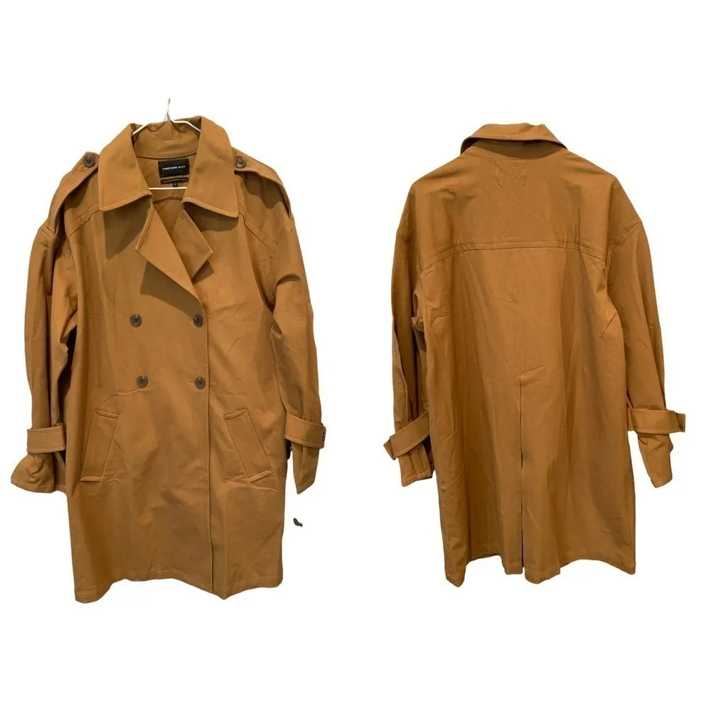 SOMETHING NAVY Easy Oversize Trench (S) - Image 4