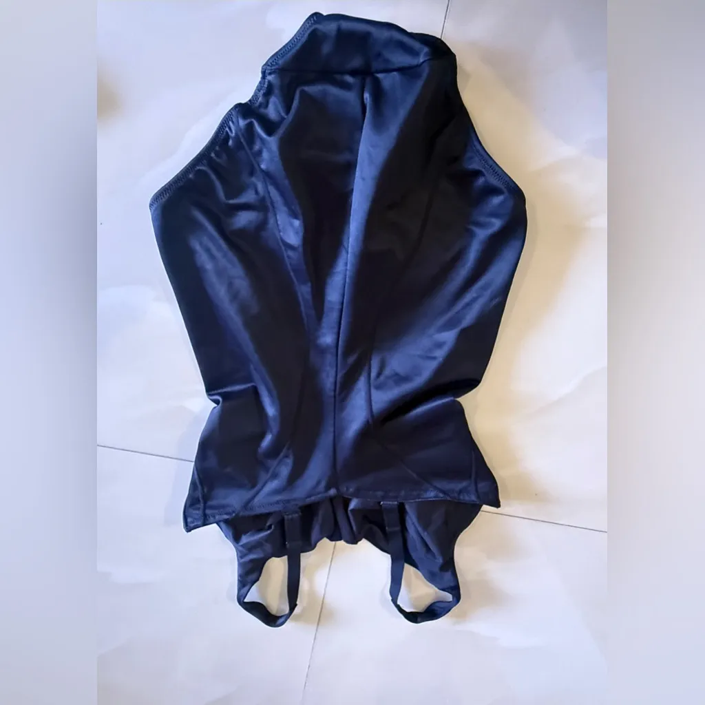 Flexees black bodyshaper bodysuit shape wear 38DD ajustable strap comfy Size undefined - Image 3