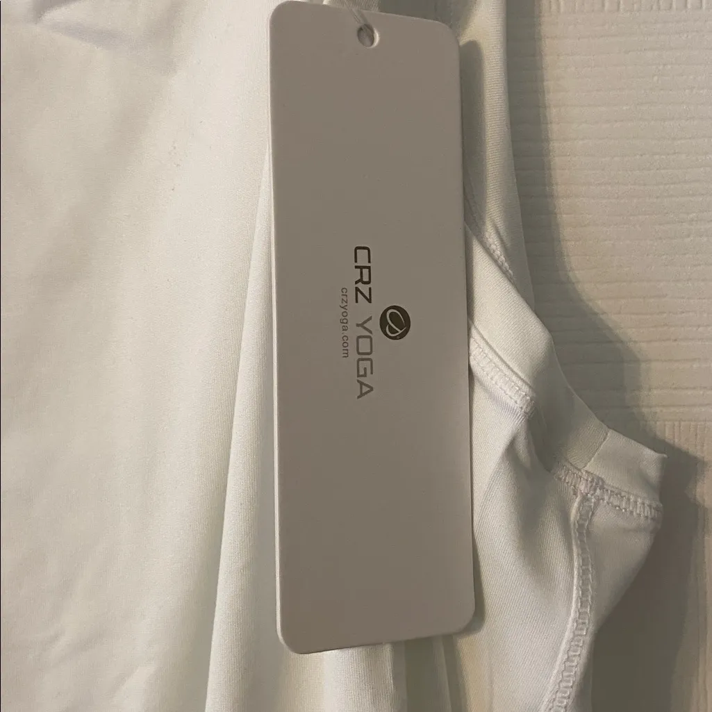 CRZ YOGA White Tank Top size XL brand new length 26”bust 40” - Image 2