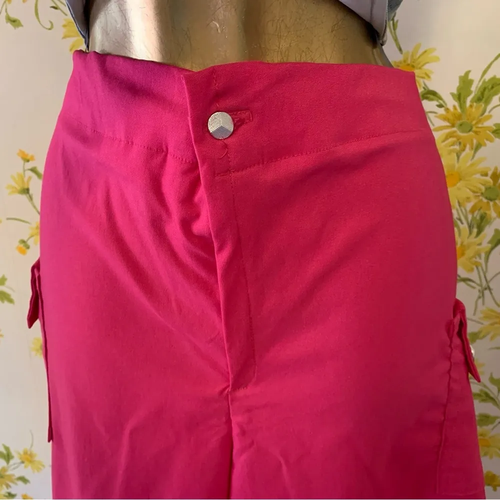 Hot pink wide leg cargo pants size L Size L - Image 7