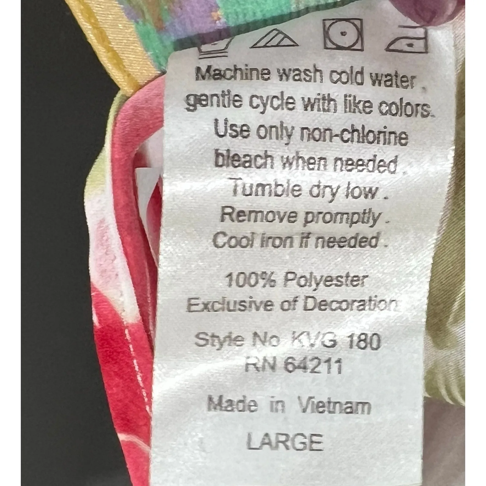 Vintage California Dynasty Lingerie Large Floral Babydoll Slip Dress Panty Set White - Image 13