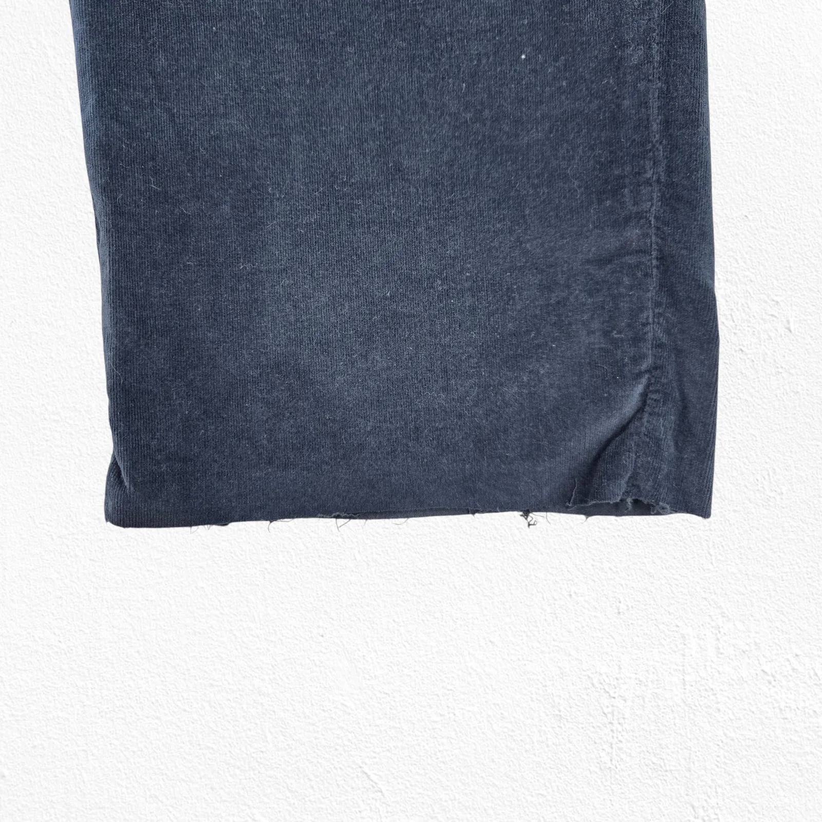 Frank & Eileen Kinsale Navy Blue Corduroy Mid-Rise Crop Wide Leg Pants Size 2 - Image 5