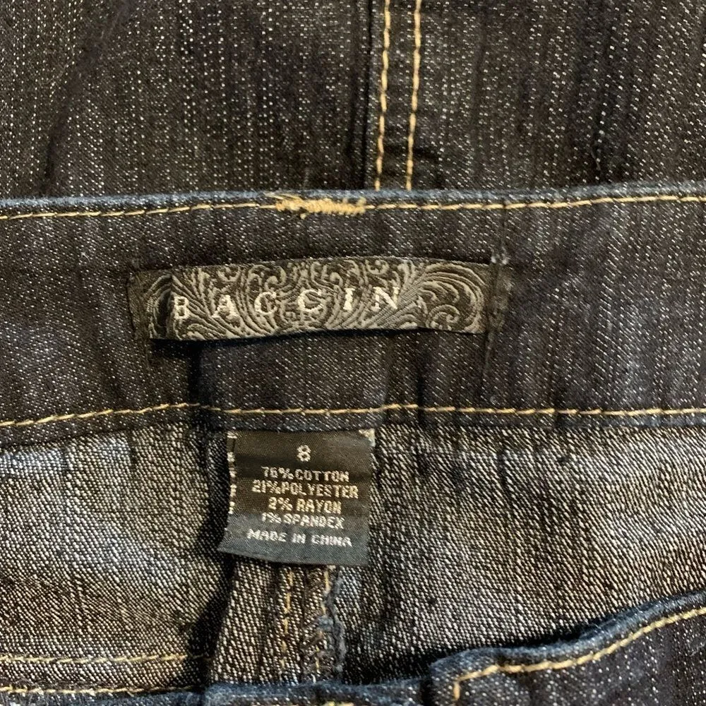 Baccini Dark wash denim skirt size 8 - Image 3