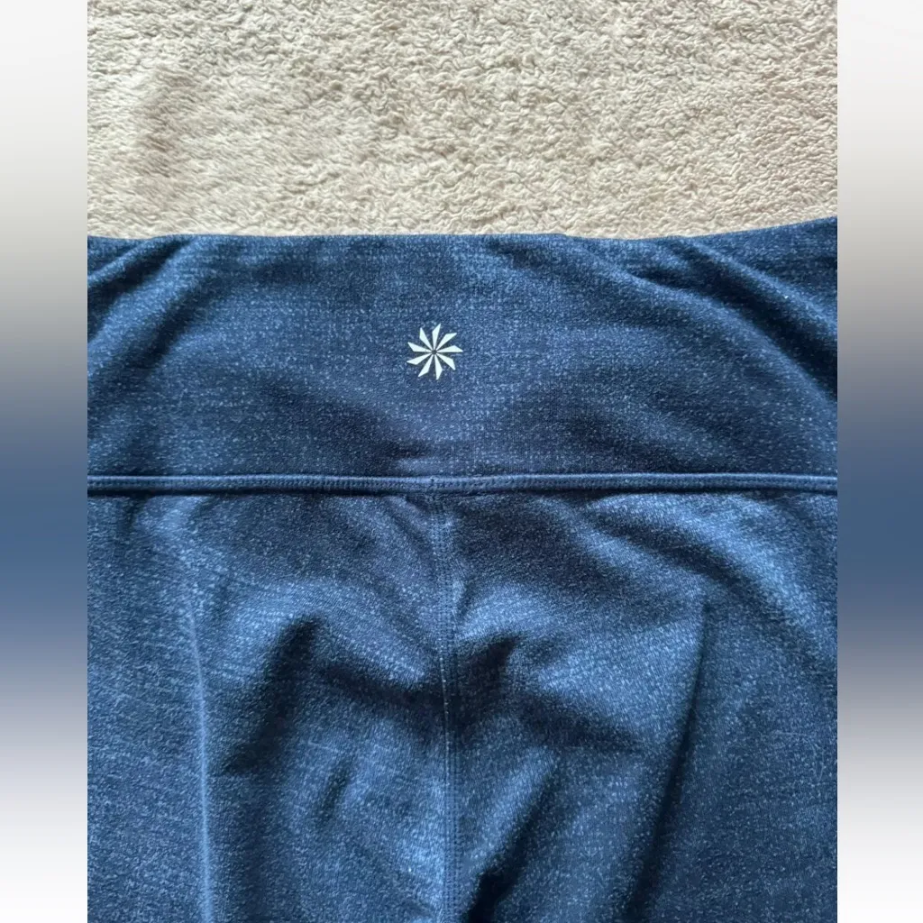 Athleta Women’s Leggings Blue Chaturanga‎ Speckled Ombré Printed Size Small - Image 7