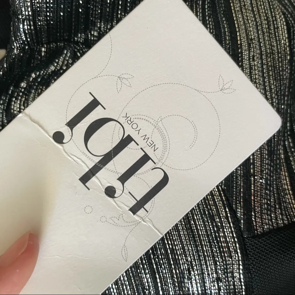 Tibi Black and Silver Velvet Dress - Image 79