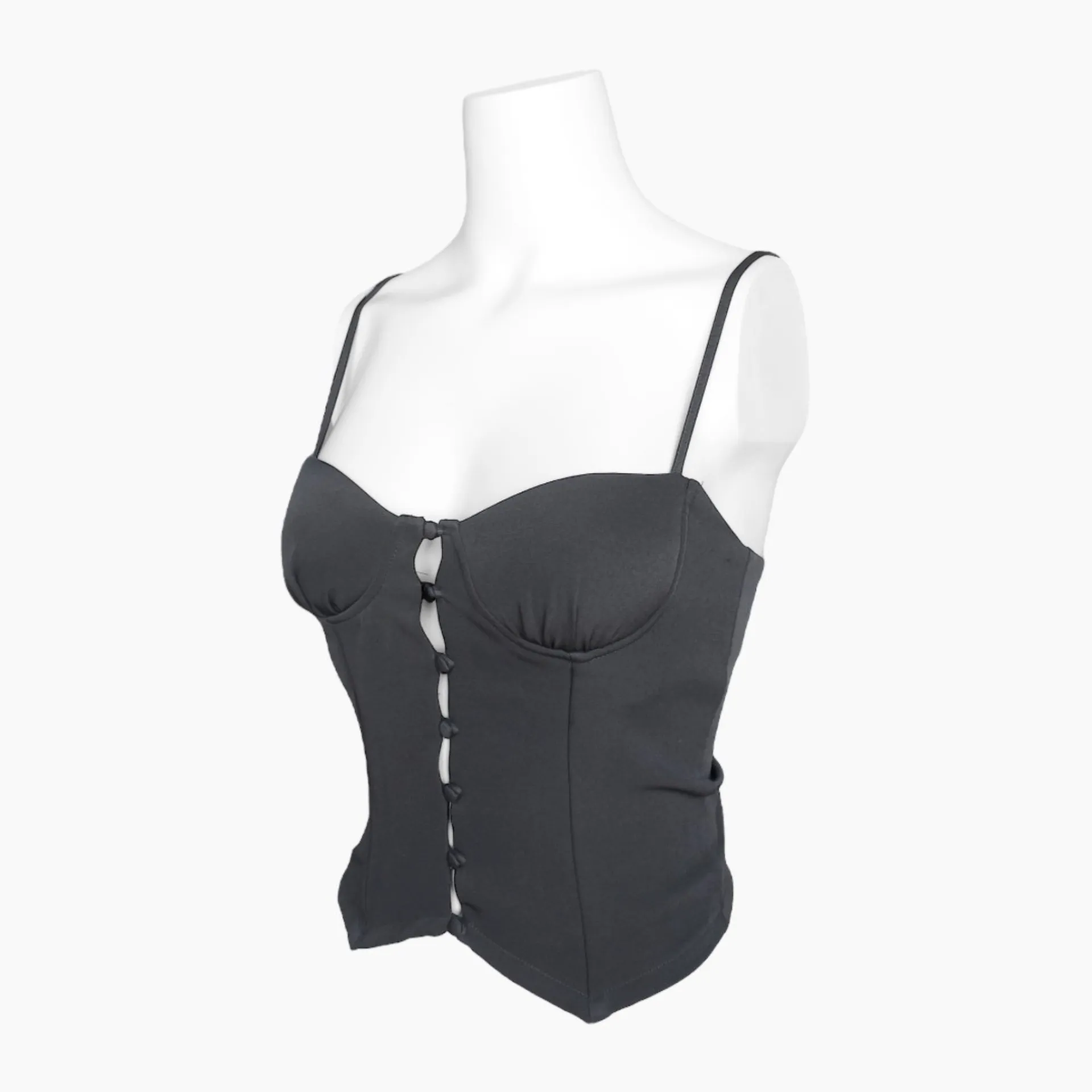 Princess Poly ✦ Dark Grey Crop Top - Image 5