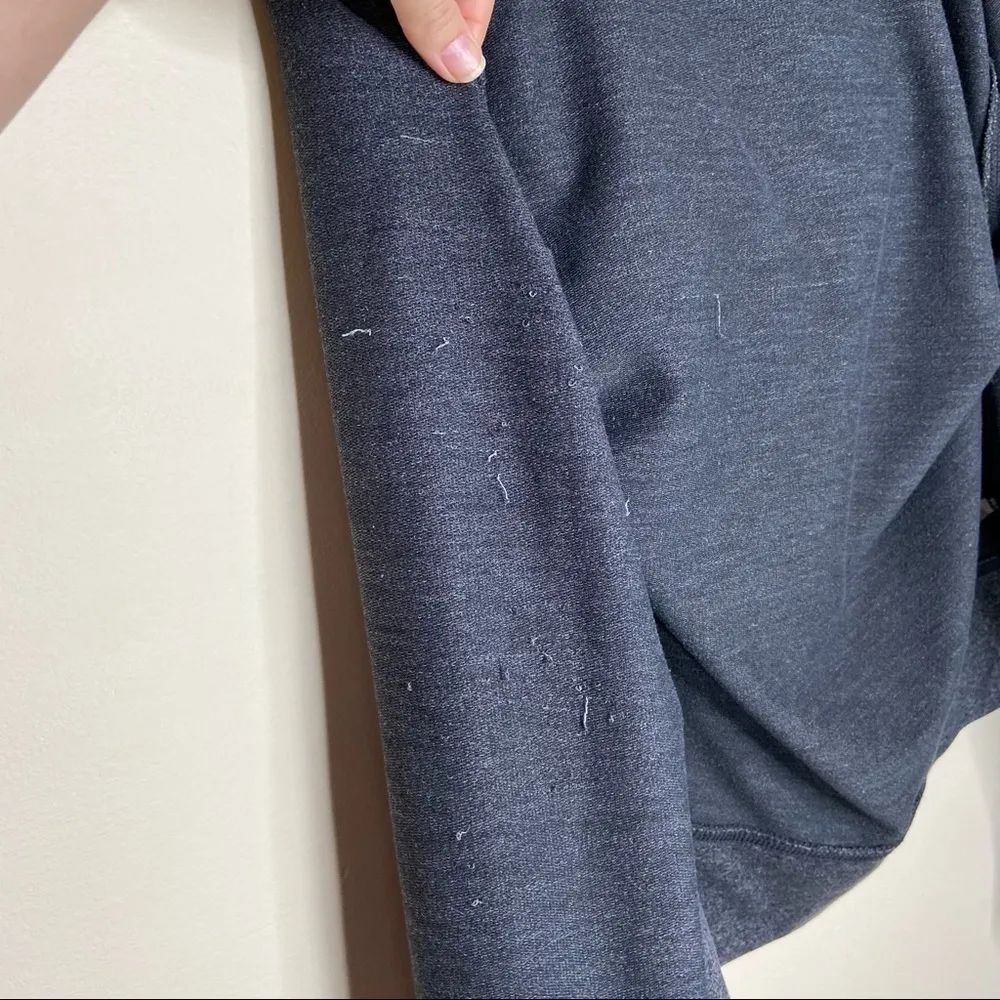 NY&CO Dark Gray Charcoal Full Zip Up Hoodie - Image 10