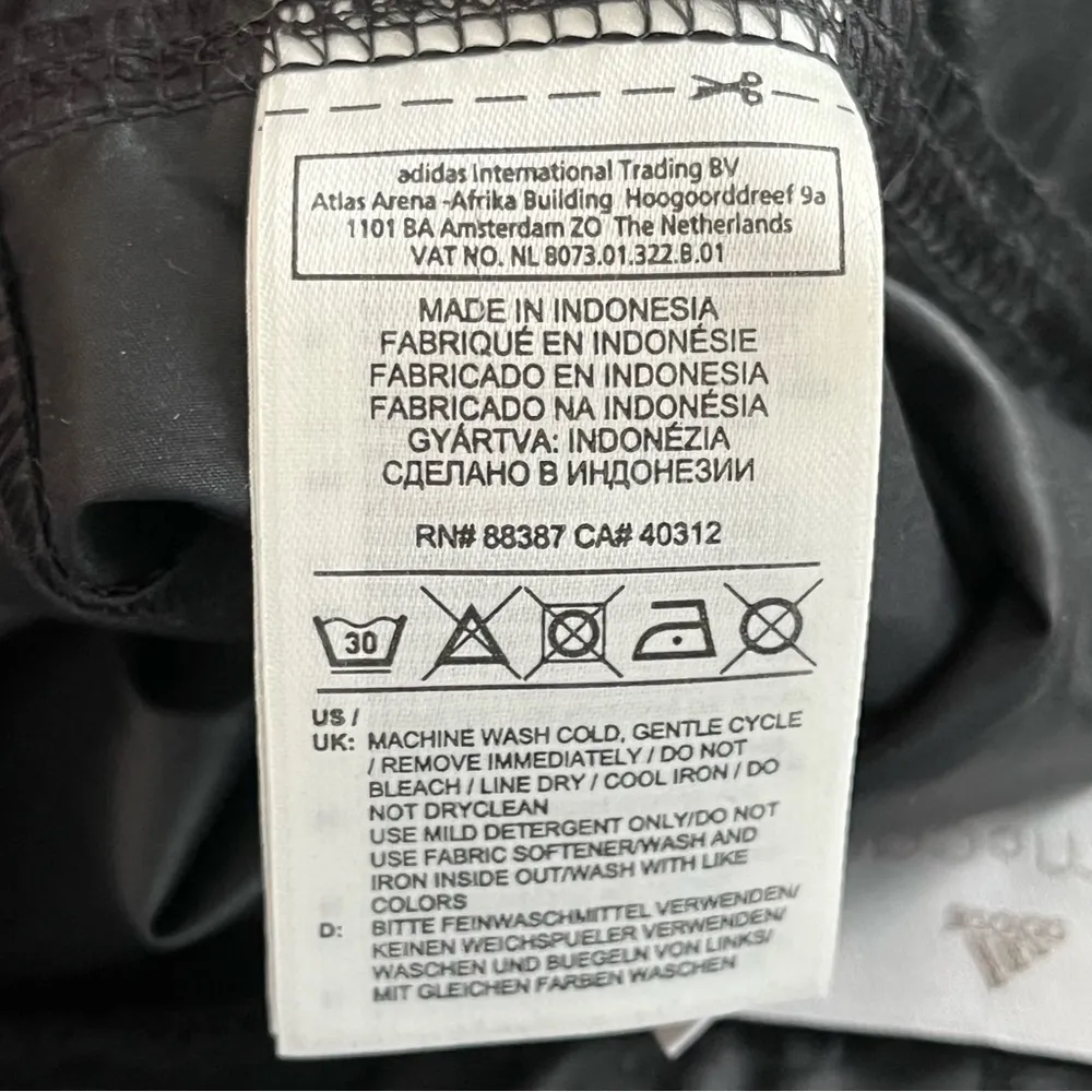 Stella McCartney x Adidas Womens Ruched Pants Womens Size‎ XS Activewear Black - Image 8