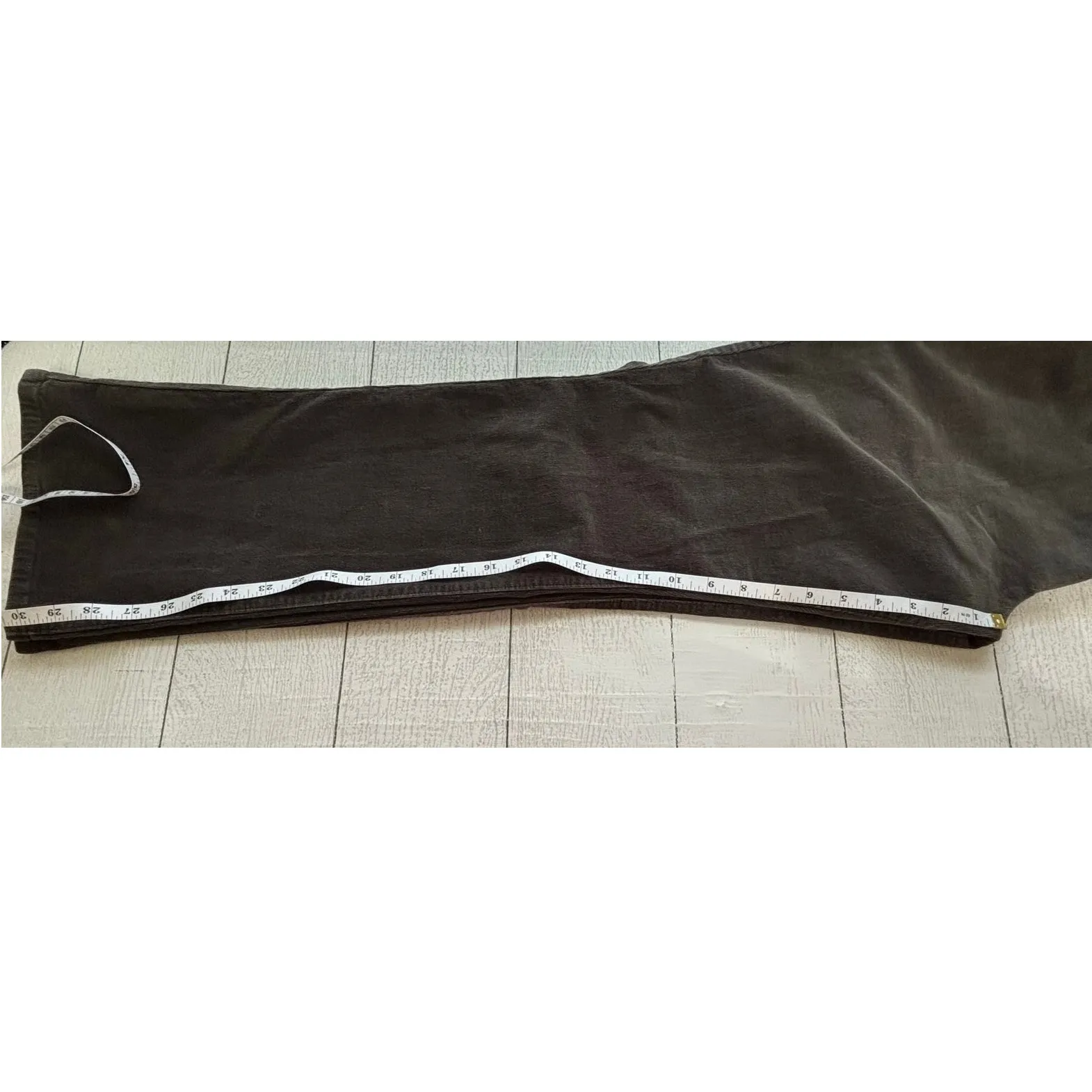 Old Navy Gray Corduroy Pants Size 14 - Image 3