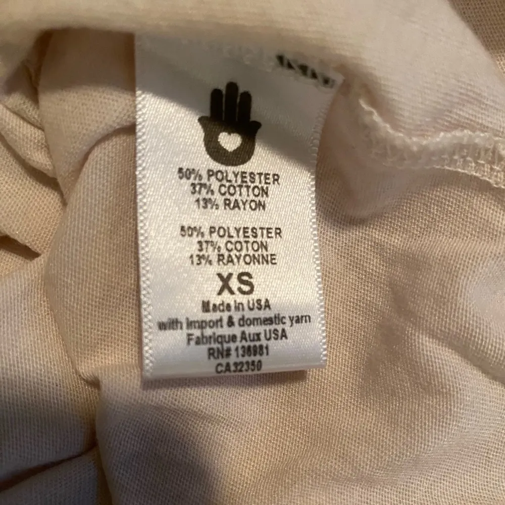 Spiritual Gangster Grateful Cream Pinkish Tank Top Size XS - Image 5