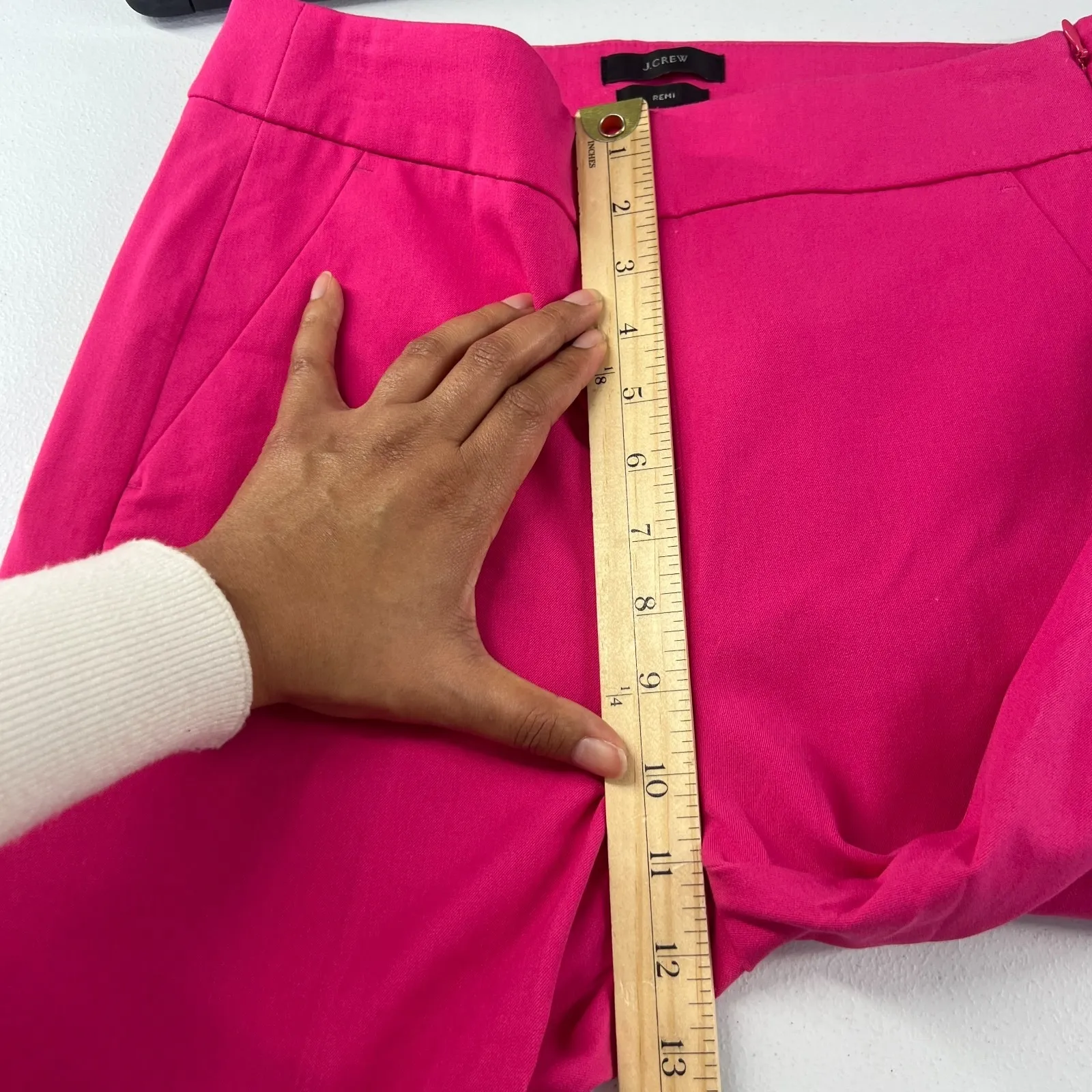 J. Crew Remi Crop Pant Womens 6 Pink Stretch All Day Comfort Streetwear Classic - Image 12