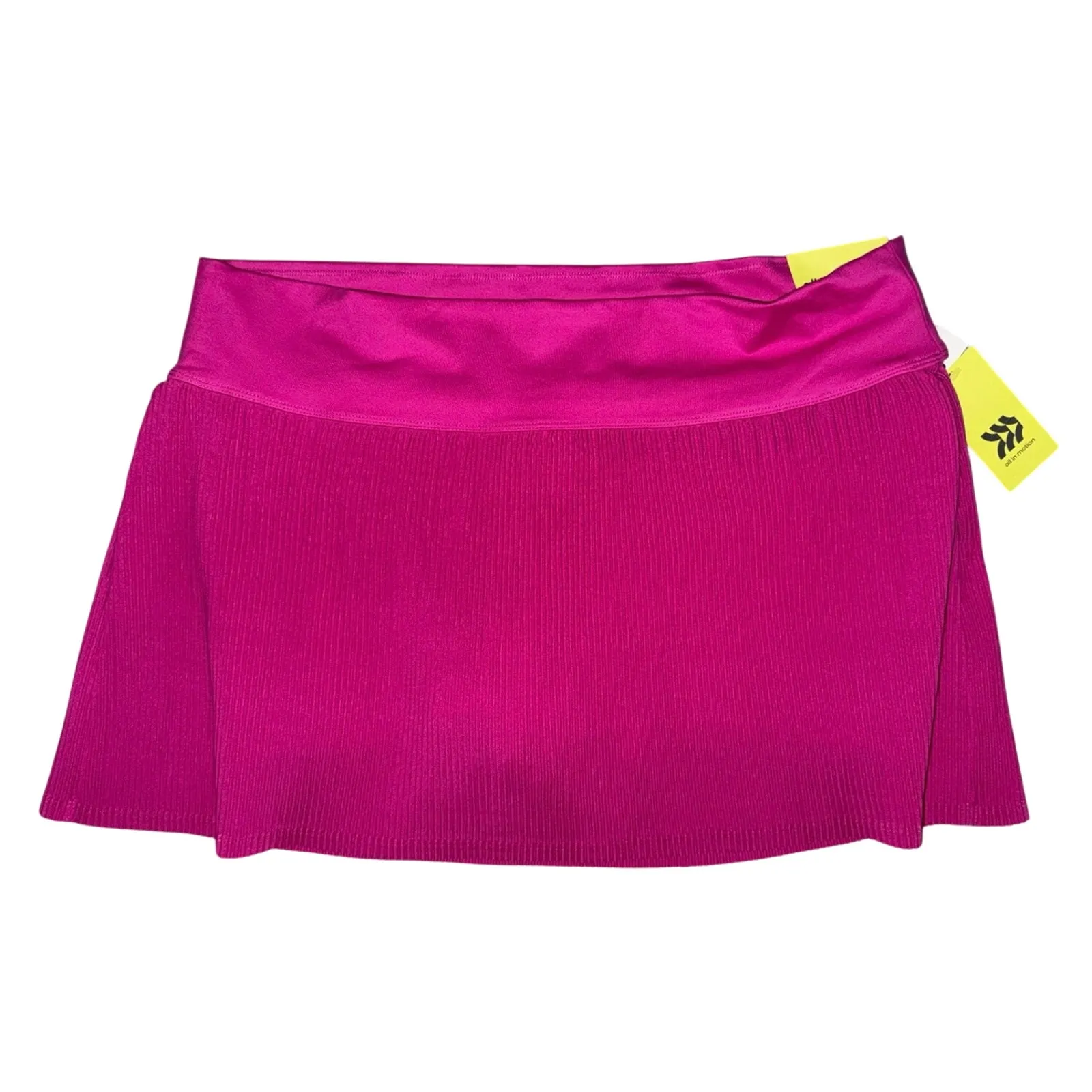 NWT Women's Micro Pleated Skort Athletic tennis Skirt All in Motion Pink XL - Image 3