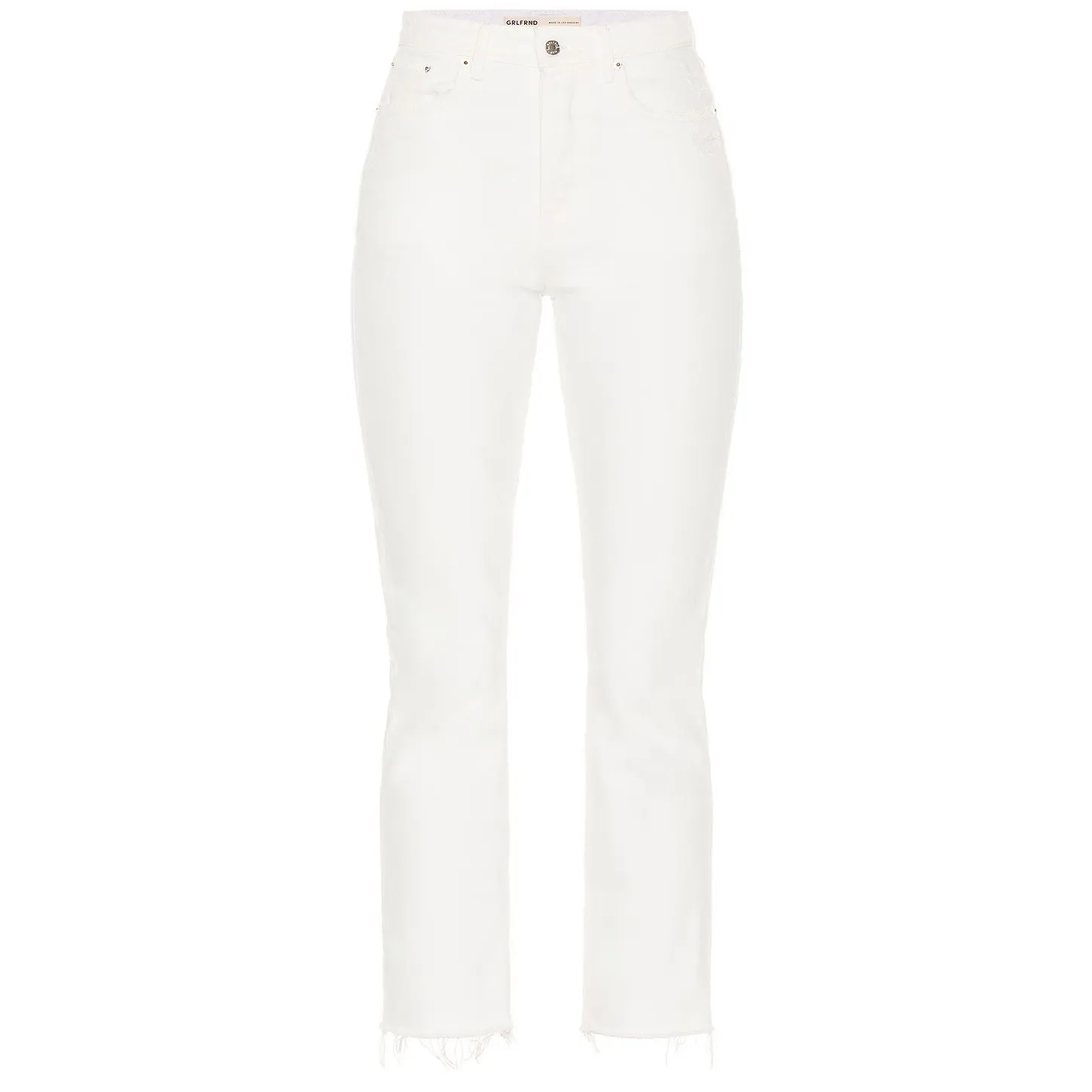 GRLFRND Karolina High Rise Straight Crop Jeans Brentwood NWT 25 - Image 9