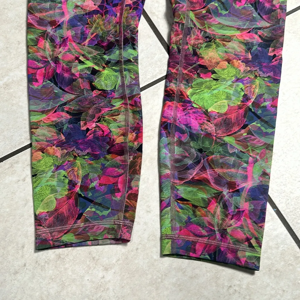 Lululemon Wunder‎ Train High-Rise Tight Vivid Floral Tone Multi - Image 5