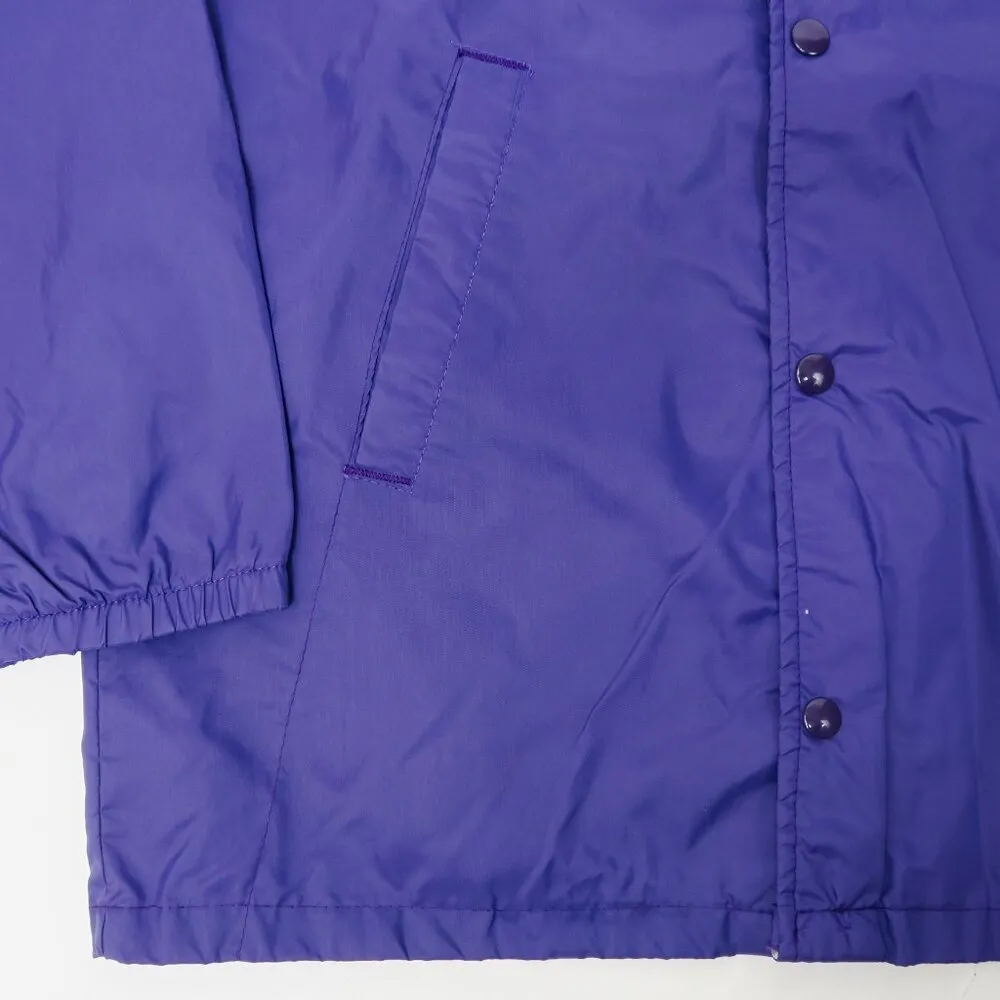 Vintage 80s David Peyser Kansas State Wildcats Windbreaker Purple Size M - Image 6