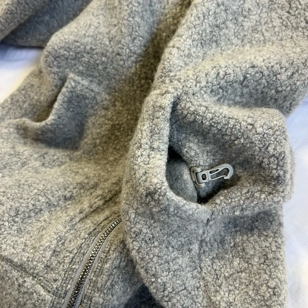 Lululemon  Athletica Light Gray wool blend Jacket - Image 4