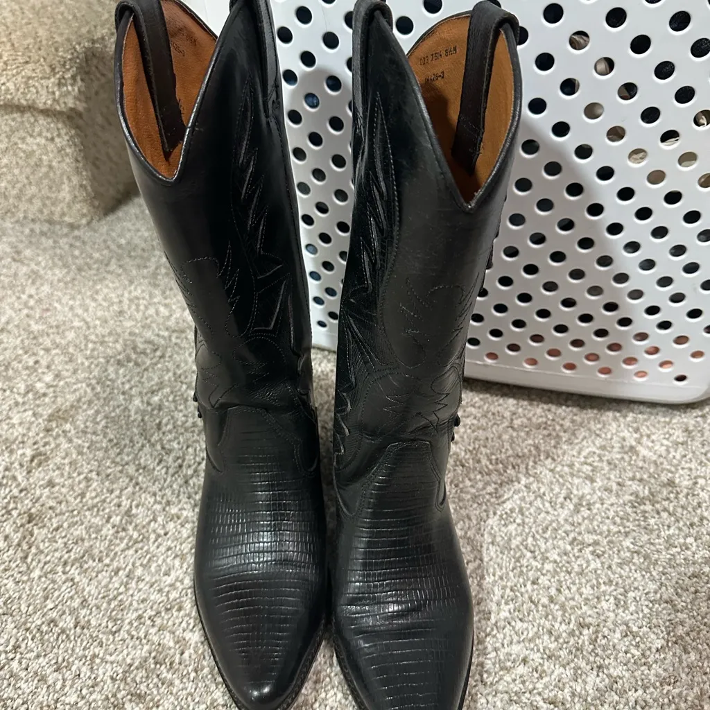 Hunt Club Black Heeled Boots - Image 3