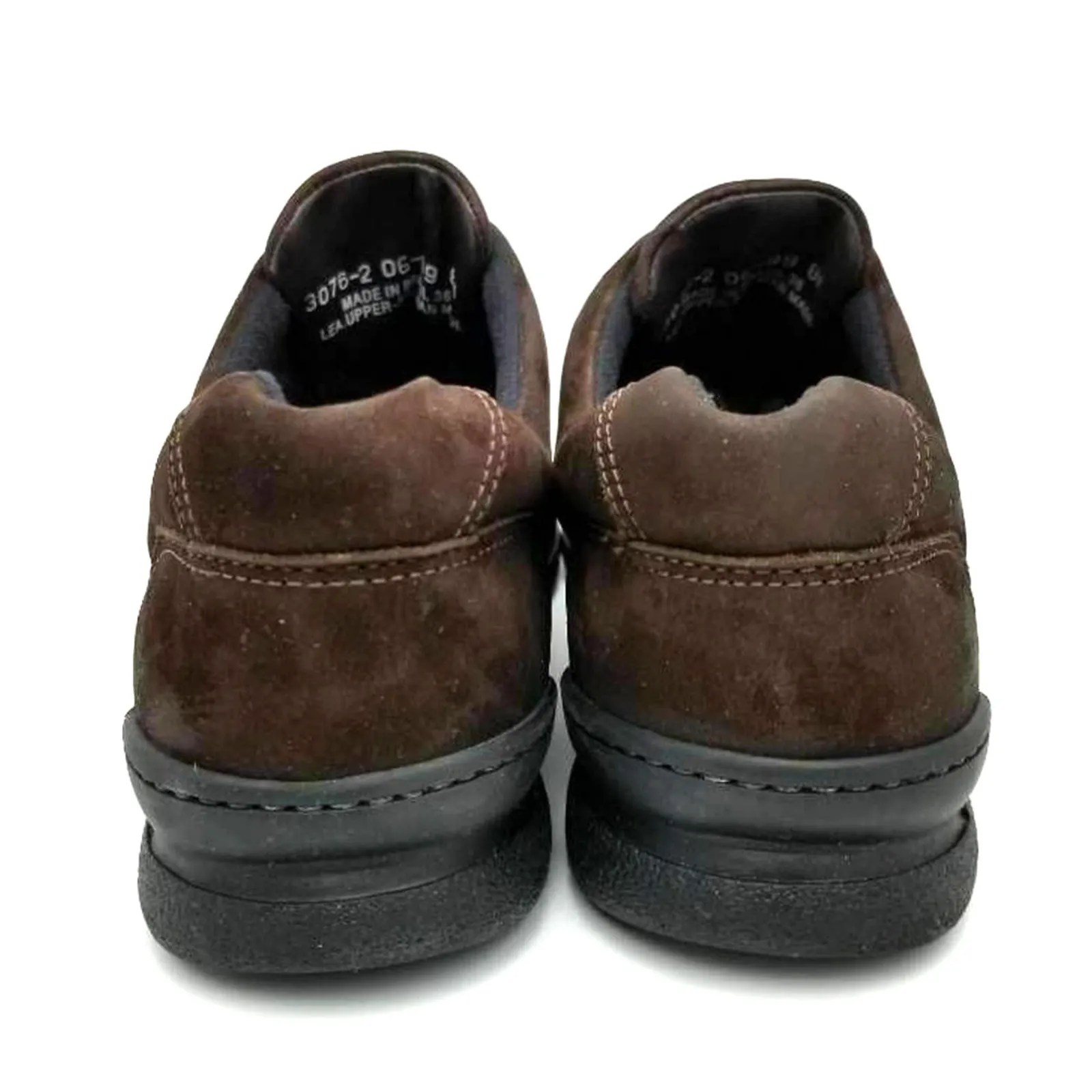 Clarks Springers Oxford Suede Leather Lace Up Shoes Brown Round Toe Size 8 - Image 6