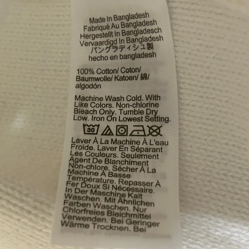 NEW J. Crew Cable-Knit Hearts Crewneck Sweater Women White Small Preppy Capsule - Image 7