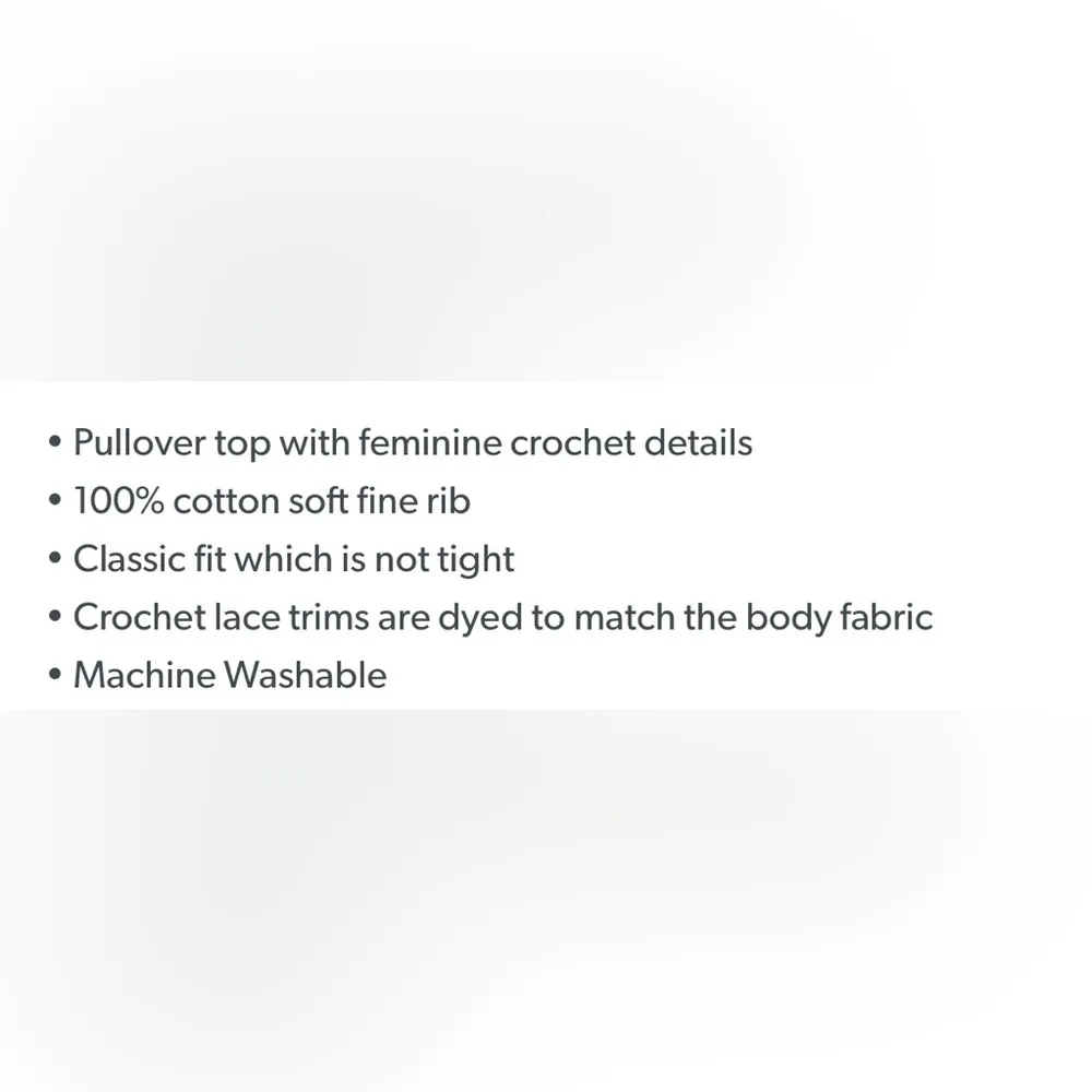 Rafaella womens Azure Blue short Sleeve square neck 100% cotton Tee Xl - Image 5