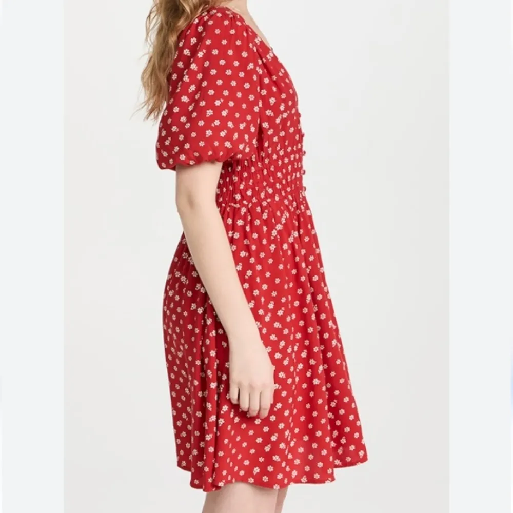 Madewell  Sophia Mini Dress in Bandana Flower Size M Red - Image 13