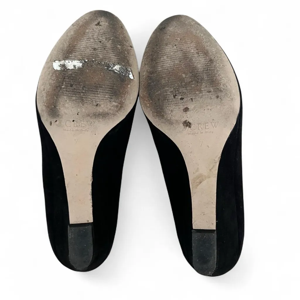 J.Crew  Black Wedge Pumps - Image 4