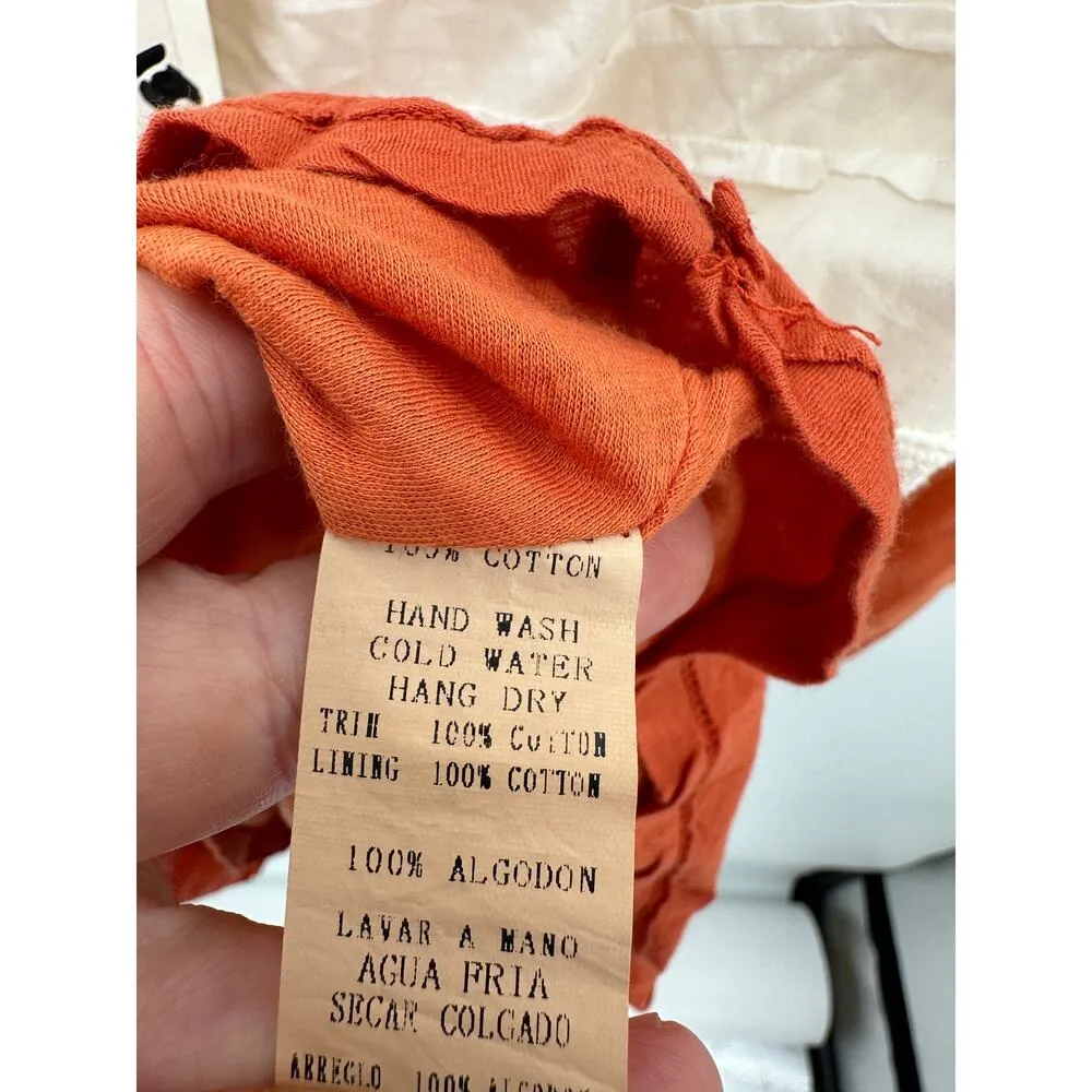 Monoreno Blouse Women Size M Boho Crochet Lace Ombre Peasant Top 3/4 Sleeve NWT - Image 9