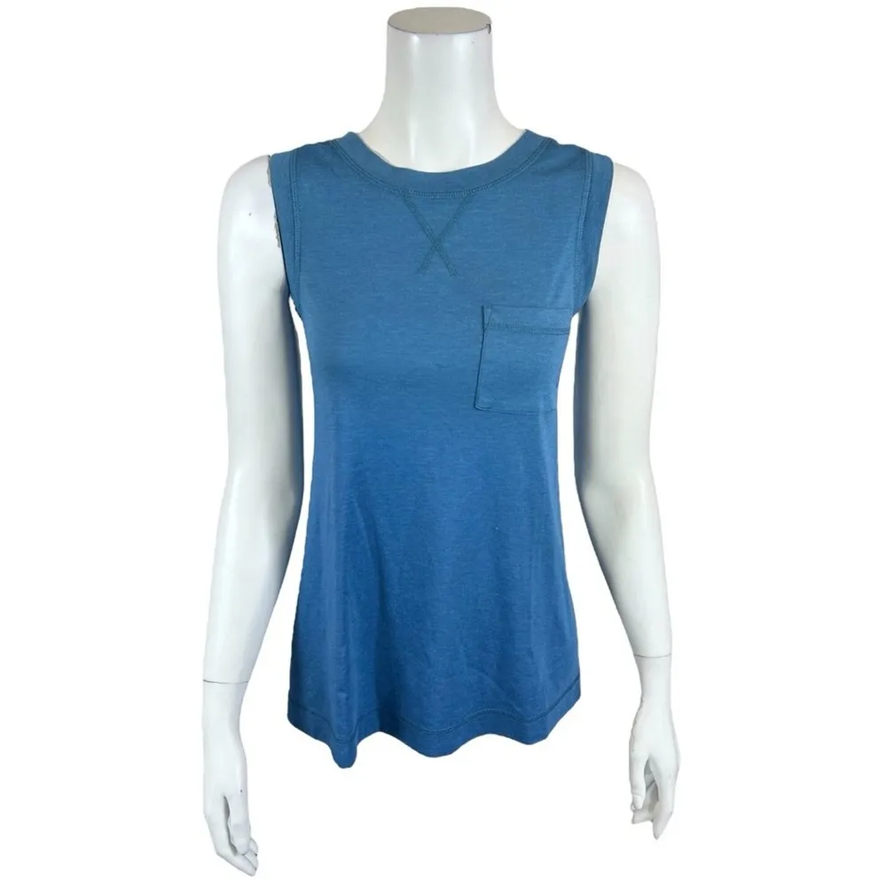 NWOT Koolaburra by UGG Navy Blue Sleeveless Tank Top & Cropped Pants Size Small - Image 2