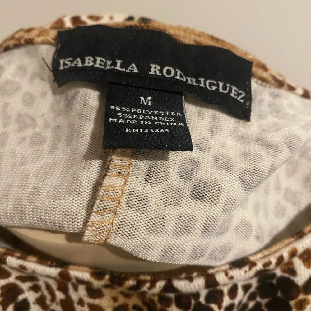 Isabela Rodriguez Knit Top Size M, Excel. Cond. Size M - Image 5