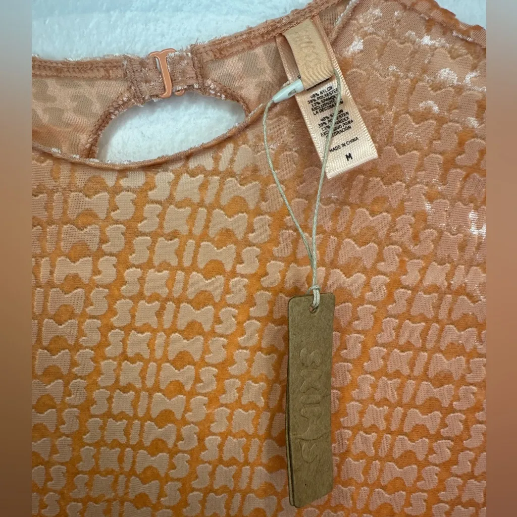 SKIMS by Kim Kardashian Logo Velvet Full Bodysuit Onesie With Gloves‎ NWT Size M - Image 14