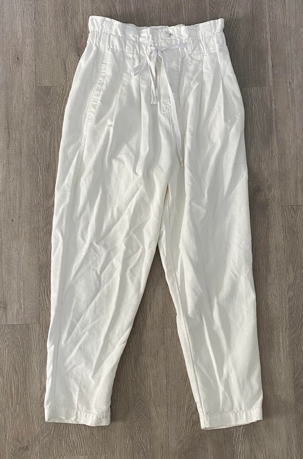 Margate Pleated Trousers High Rise Waisted Pants - Image 2