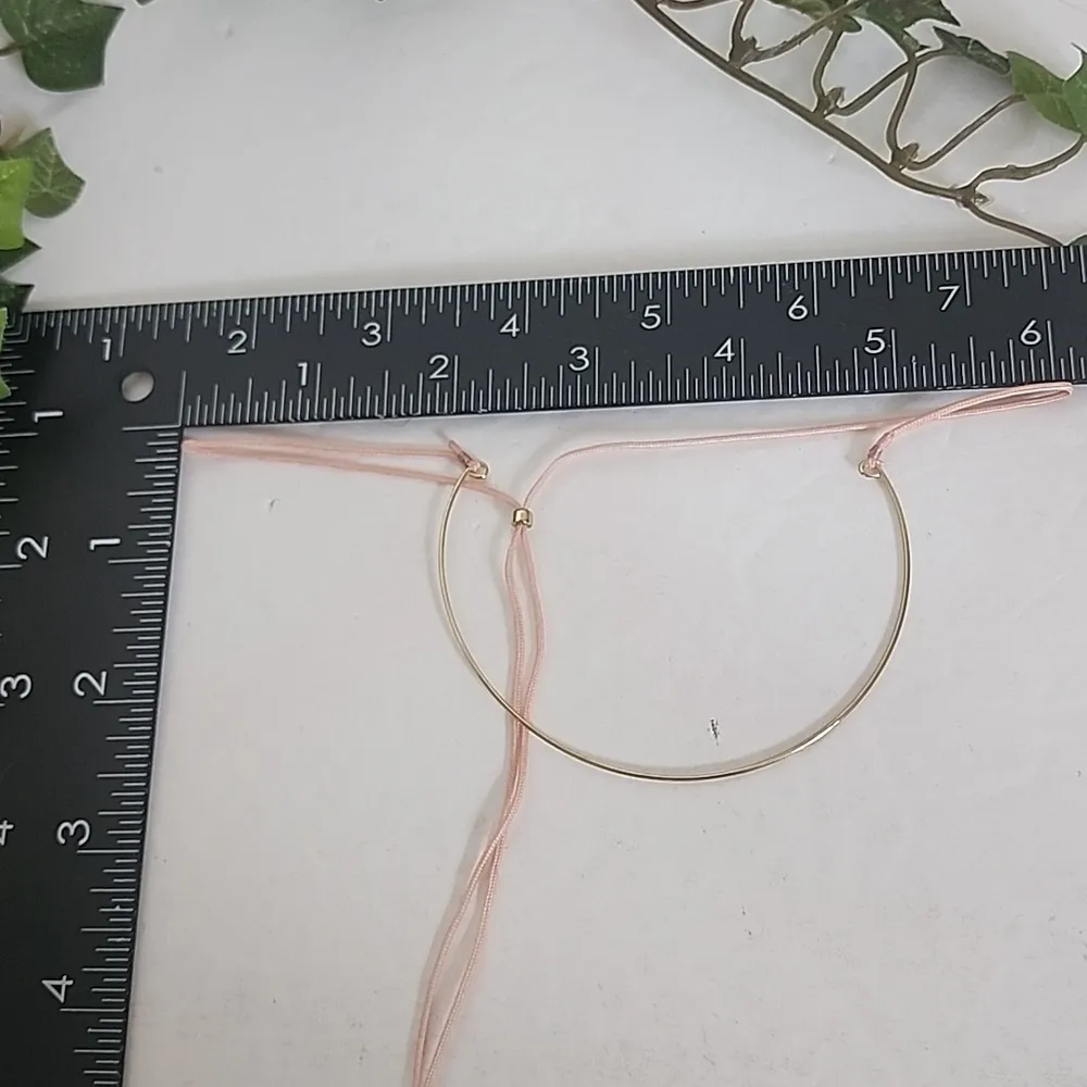 Minimalist Choker Pink Slider Cord - Image 5