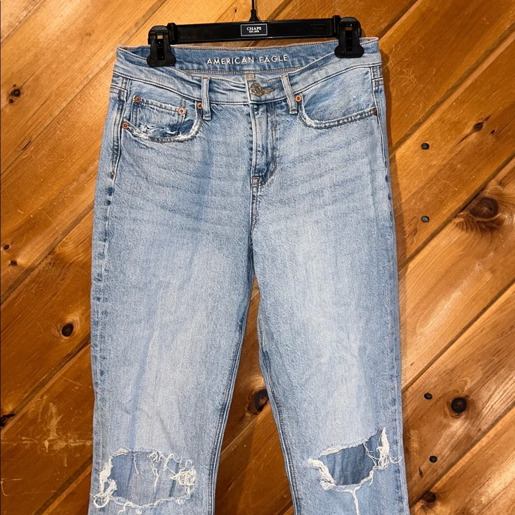 American Eagle 90s bootcut distressed knee jeans - Image 8