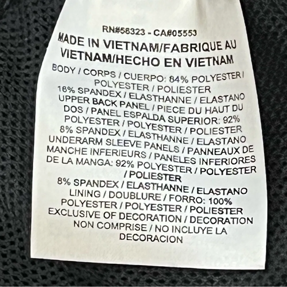 Nike  Black Dri Fit Mesh Cropped Jacket Size Medium - Image 10