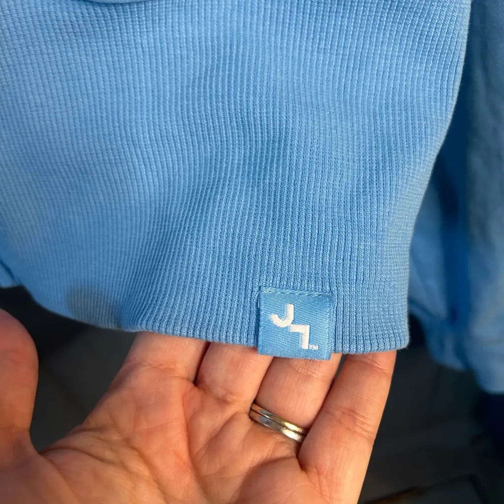 JoyLab Light Blue Cropped Hoodie | Size Medium - Image 3