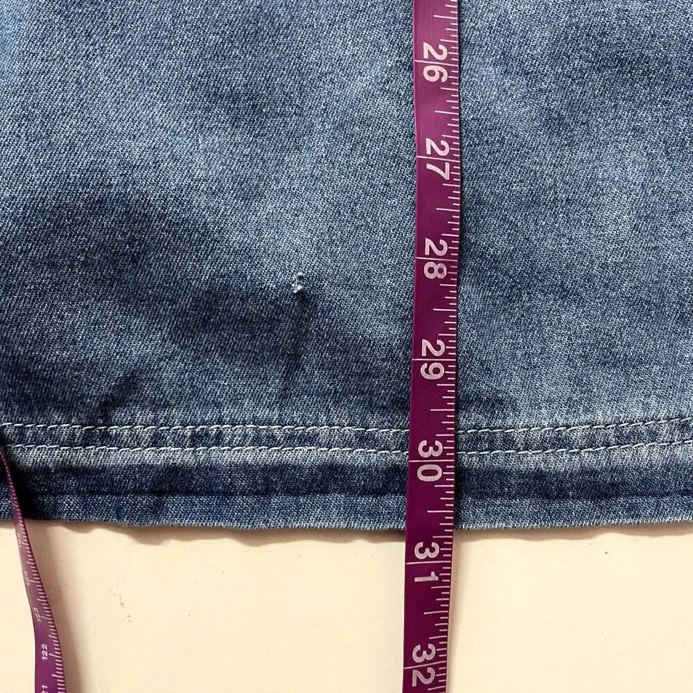 Vintage Blast Cartoon Patch Denim Shirt Jacket EUC Size XL Size L - Image 7