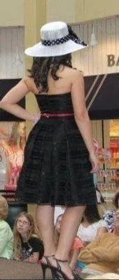 NWT Black Strapless Formal Dress - Image 4