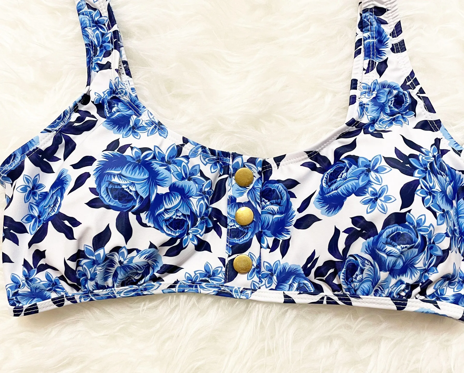 Nicole Miller NWT  Floral Bikini Top - Image 4