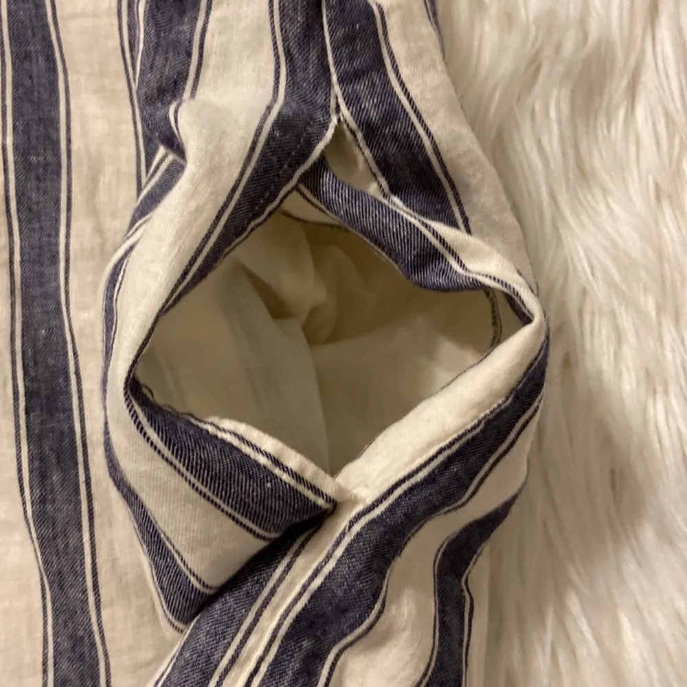 Madewell Women Dress 55% Linen and 45% Cotton lining under it 100% Cotton - Image 12