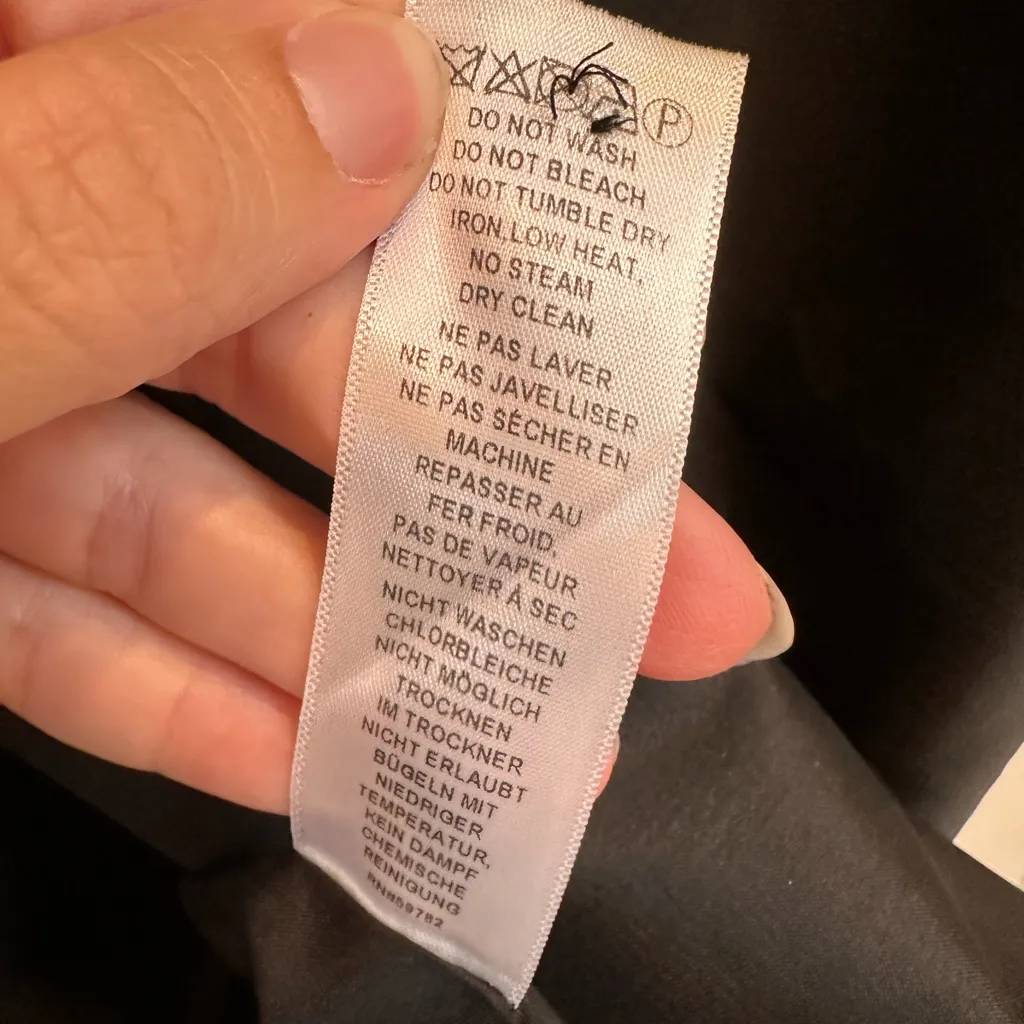 Adrianna Papell Black Classic Cape Evening Formal Jacket Coat Women’s Size 14 - Image 9