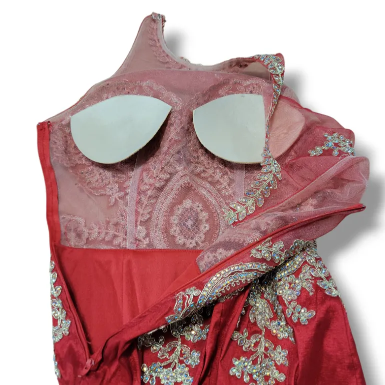 Dancing Queen Dress Size XS Mermaid Gown Evening Dress Prom Dress Gown With Flaw - Image 10