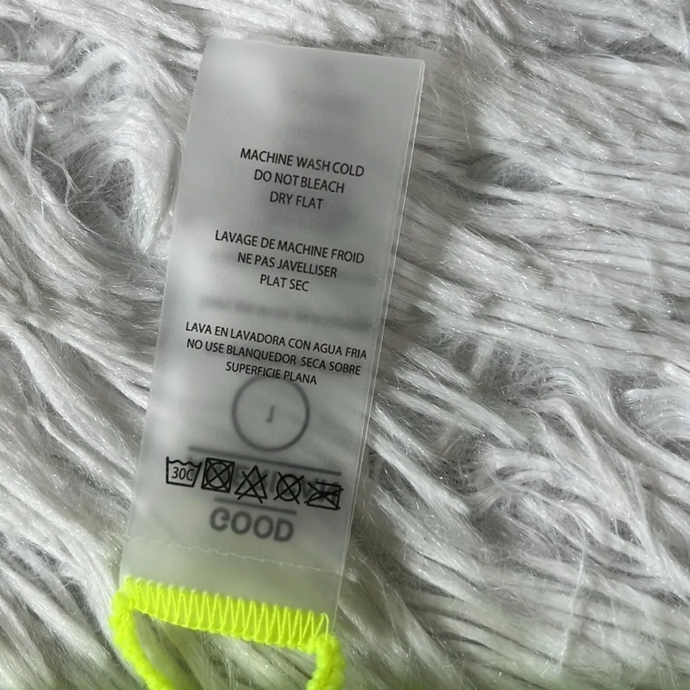 New Good American tiny ties Women’s bikini bottom Electric lime002 size Small - Image 5