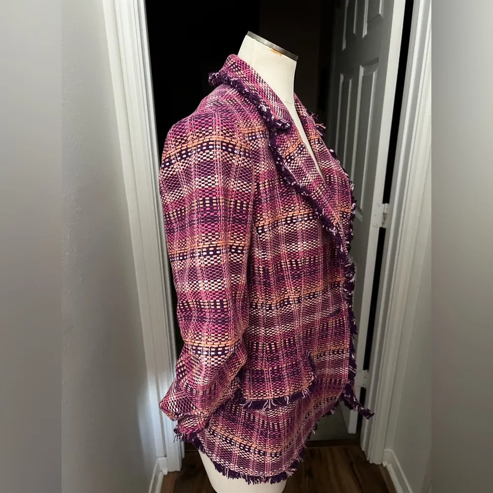 NWOT - Cinq A Sept Khloe Boxweave Tweed Blazer Size 8 - Image 5