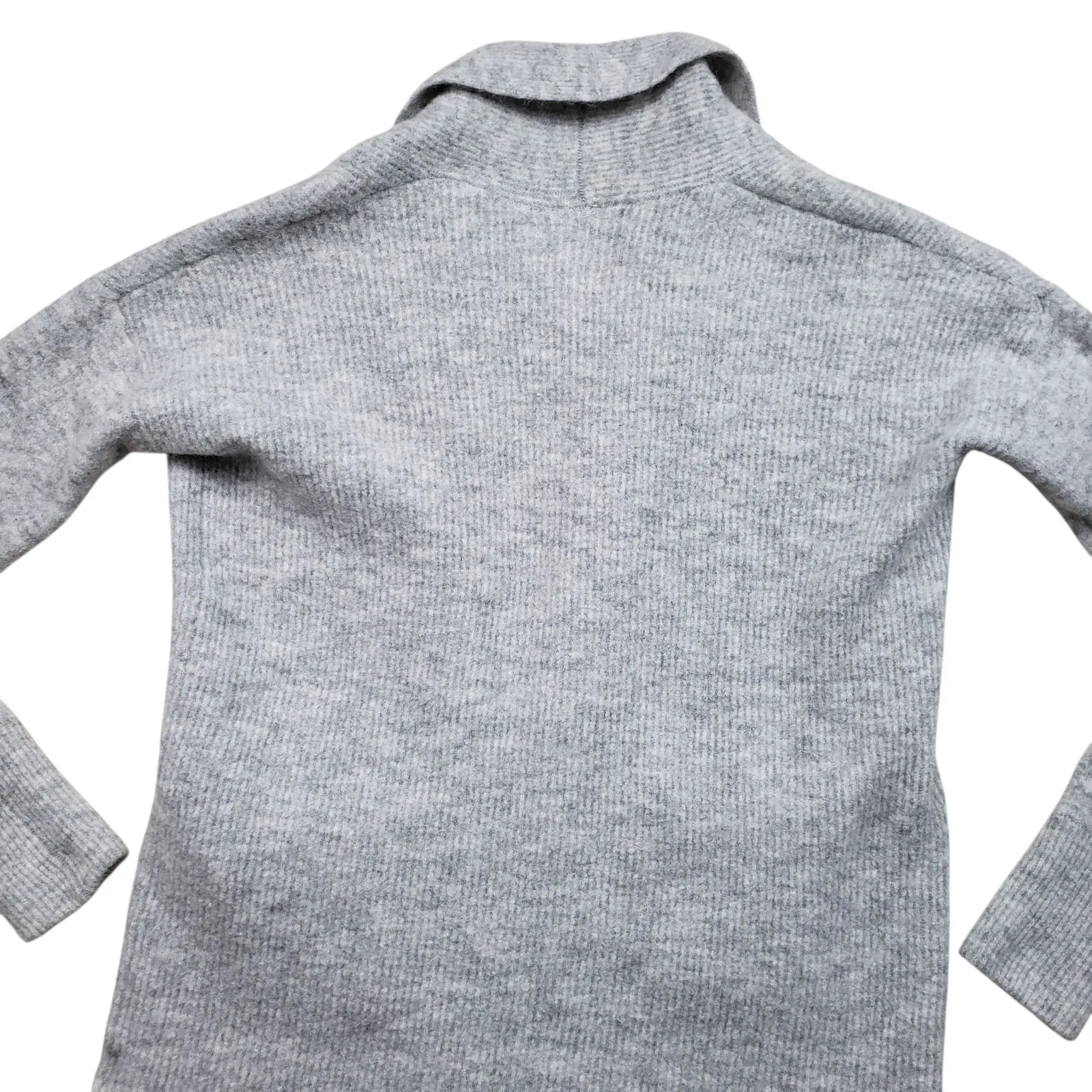 Banana Republic Open Cardigan Sweater Wool Alpaca Blend Womens Petite XS Gray - Image 8