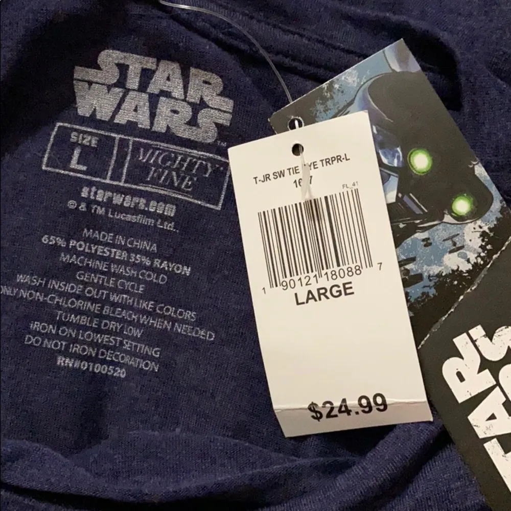 Star Wars Rogue One juniors size large tee NWT - Image 7