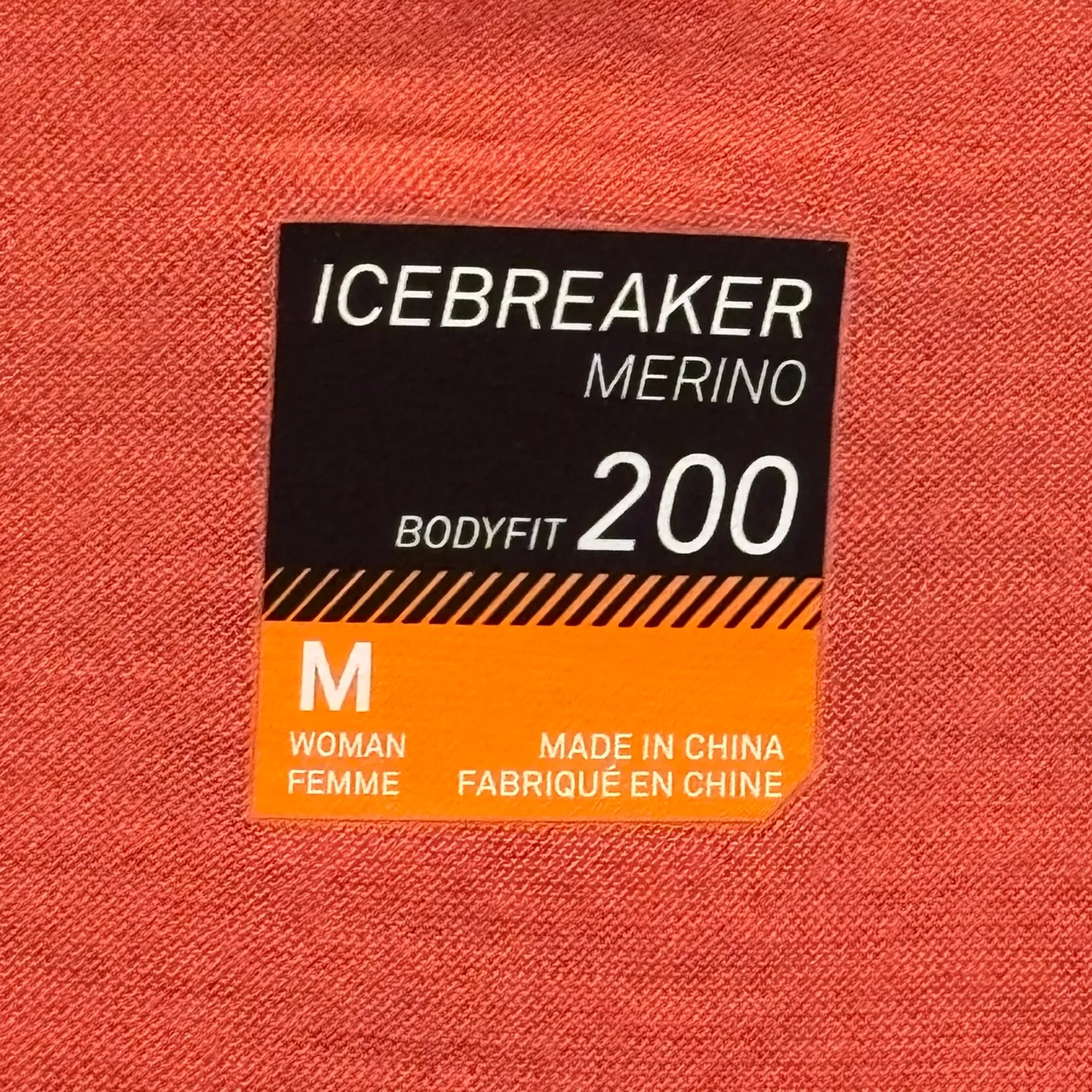 Icebreaker Merino Bodyfit 200 Coral Printed Long Sleeve Top - Image 5