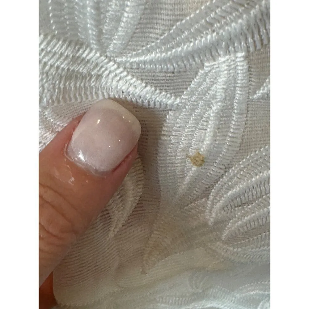 Keepsake Dress Women XS Ivory White Floral Lace Halter Neck Asymmetric Hem‎ Mini - Image 11