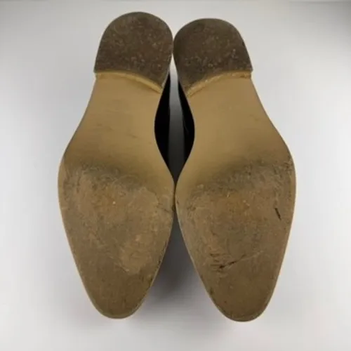 Everlane Women Patent Leather Modern Oxfords Loafers 8 Black Academic Almond Toe - Image 8