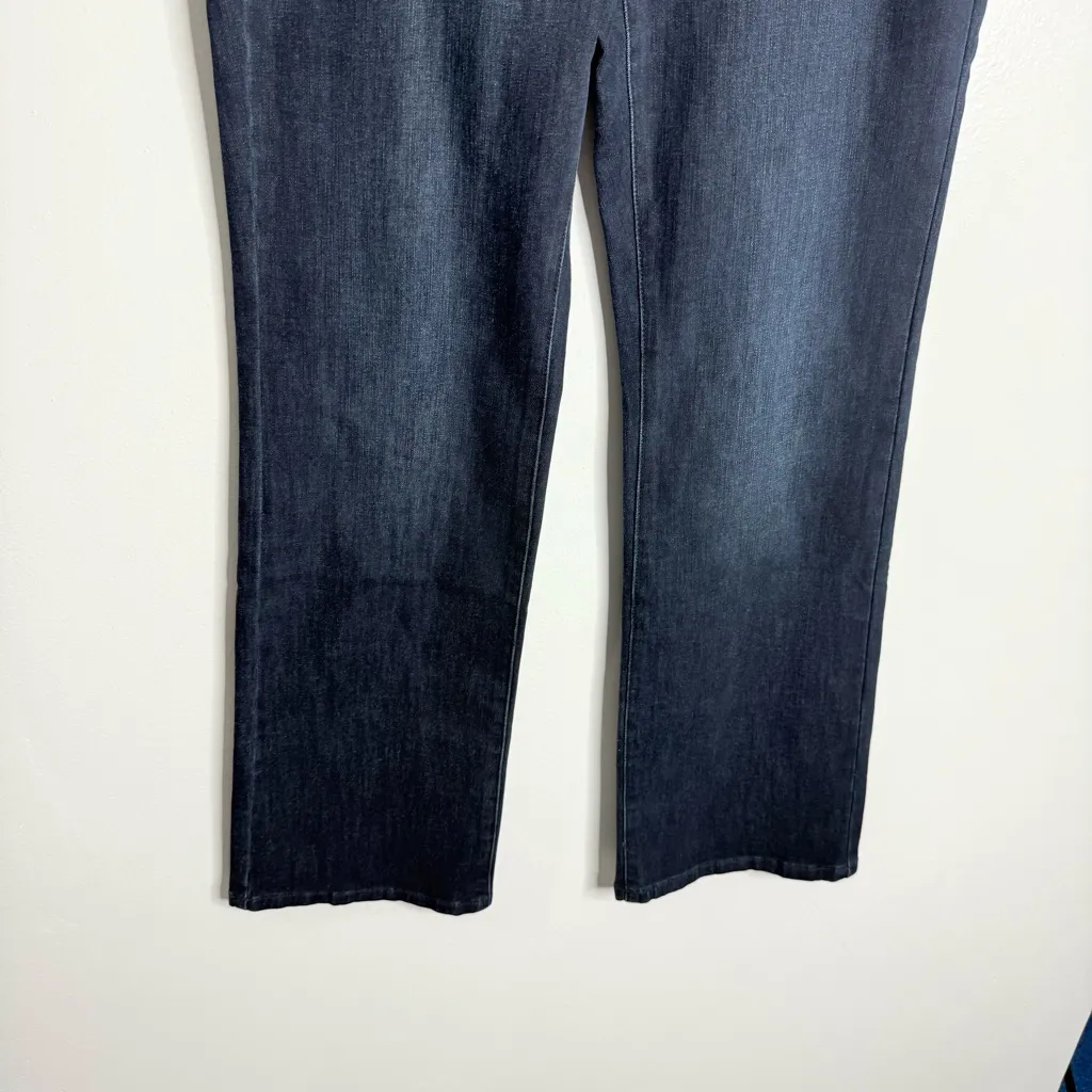 Soft Surroundings NWT The Ultimate Denim Pull On Bootcut Jean Nightfall Size MP - Image 8